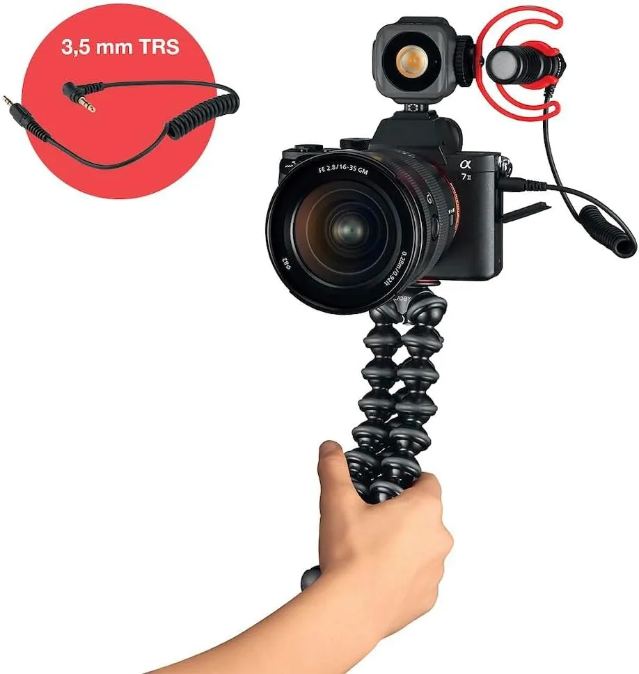 JOBY GorillaPod Mobile Vlogging Kit (Smartphone Rig, Wavo Mobile Mic, Beamo Mini LED Light) Flexible Tripod, Phone Holder, Vlog Microphone, Vlog Light, Vlogging Camera Kit, Content Creator