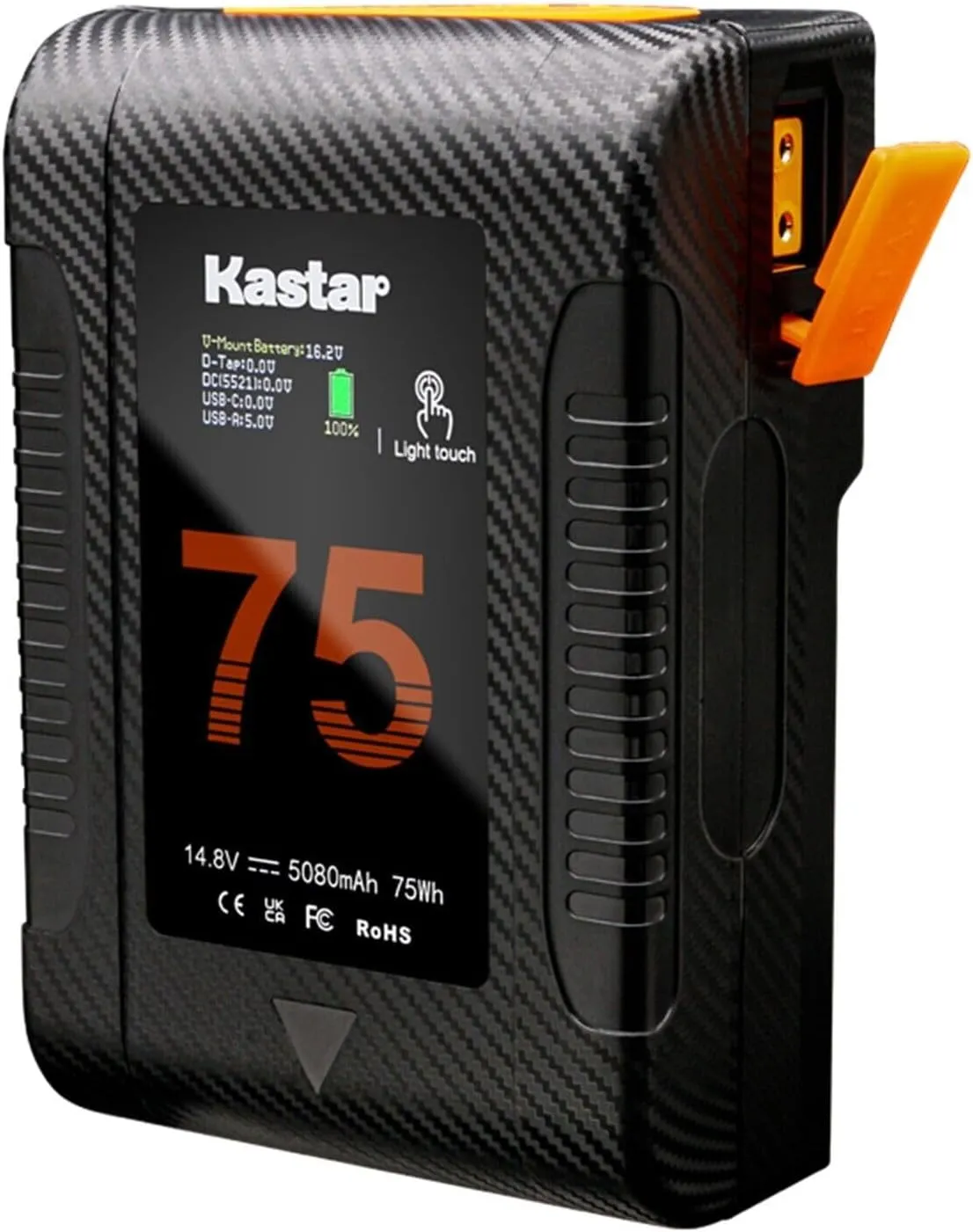 Kastar 2-Pack Battery and Dual D-Tap Charger Compatible with V-Mount/V-Lock Battery, BC-L70 BC-L90 BC-L160 BC-M50 BC-M150 AC-DN10 Charger, DSR-450WS DSR-450WSL DSR-450WSP DSR-450WSPL Camera