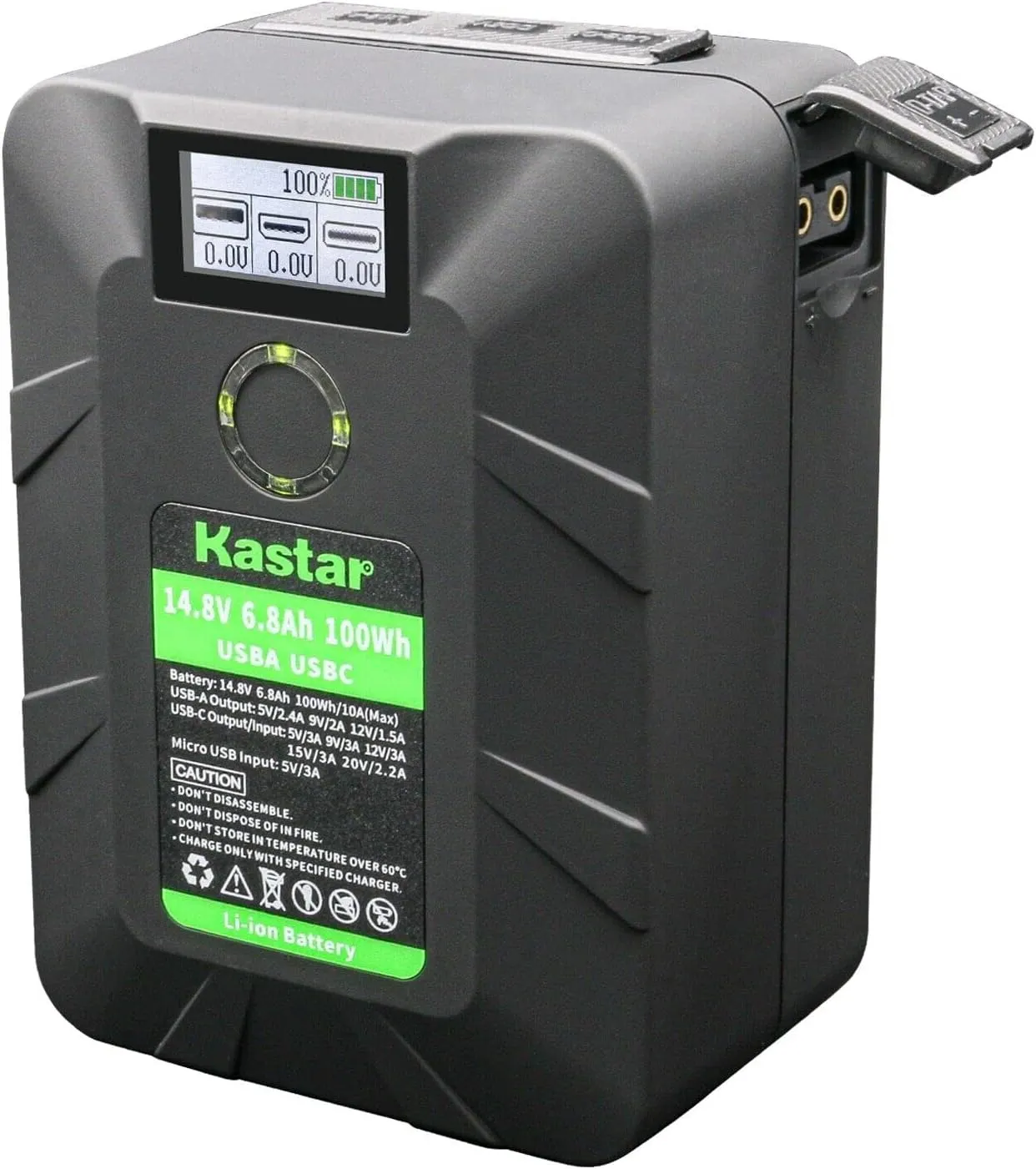 Kastar 2-Pack Battery and Dual D-Tap Charger Replacement for DNW-A25WSP (Portable Recorder) DNW-A28 DNW-A28P (Betacam SX Recorder) DSR-1 DSR-250 DSR-250P DSR-300 DSR-300A DSR-300AP DSR-300F
