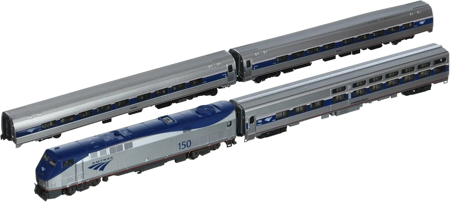 Kato USA Model Train Products P42, Amfleet and Viewliner Intercity Express Phase VI, 4-Unit Set