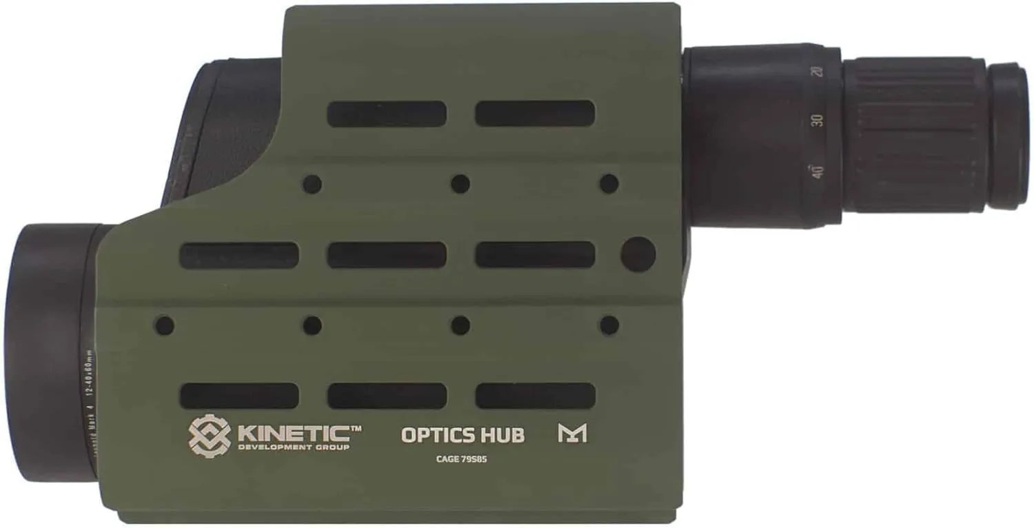 KDG Optics Hub Spotting Scope Housing Protective Case for Spotters (Green)