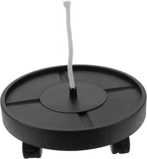 KESYOO Automatic Water Absorbing Flower Pot Base Kitchen Indoor Plant with Wheels Outdoor Movable Planter Roller Base Outdoor Plant Stands Wheeled Casters Rolling Cart Mover Plastic Black