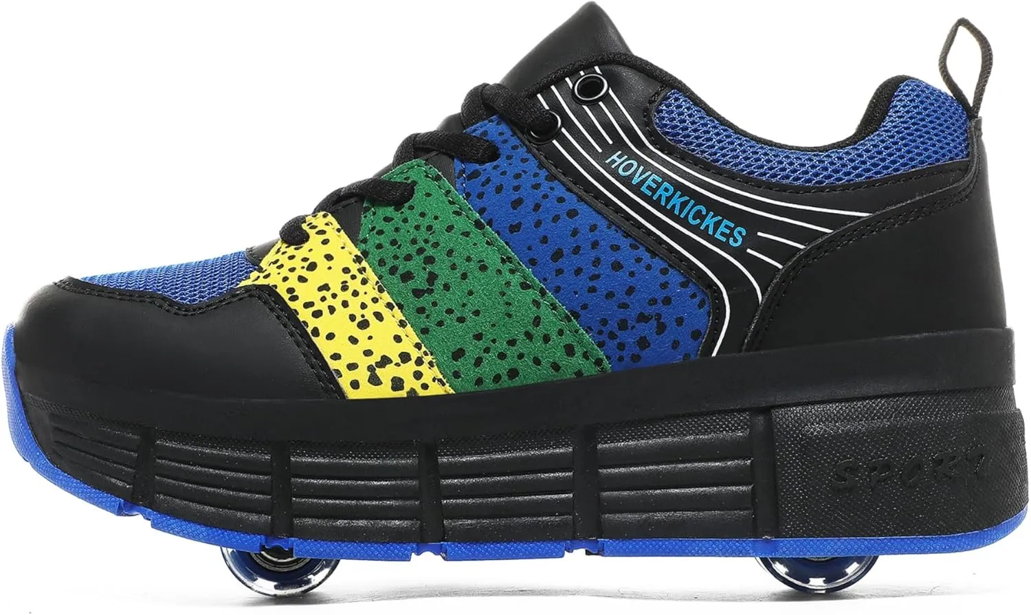 Kids Roller Skate Shoes with Wheels Roller Sneakers for Boys Girls Kids Deformation Wheeled Shoes ﻿
