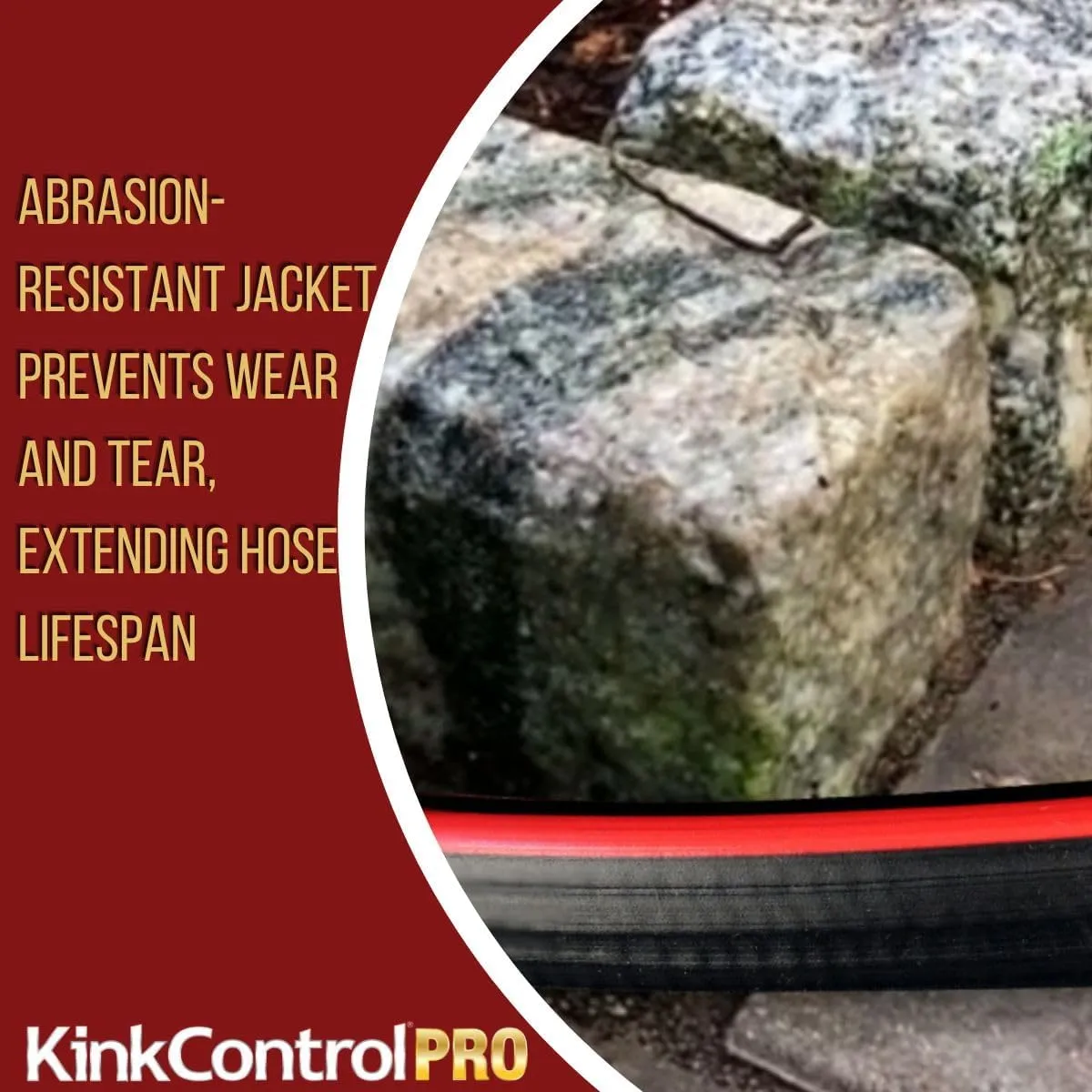 Kink Control Pro Garden Hose, Water Hosewith Superior UV Resistance, Ergonomic Grip, High Burst Strength, Triple Frame Technology for Kink Resistance, 100 Ft