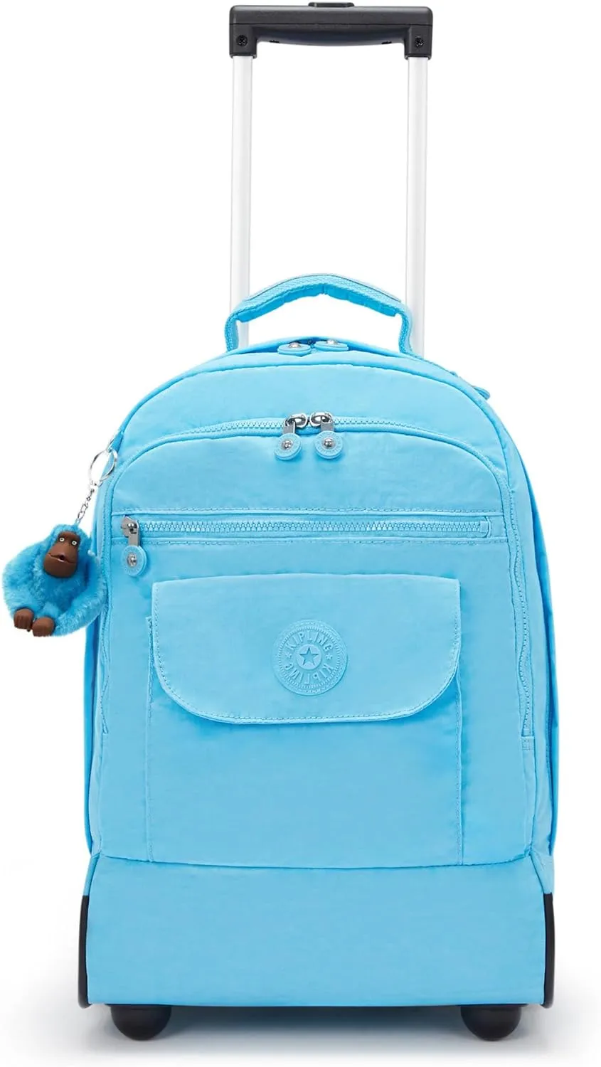 Kipling Sanaa Large Rolling Backpack Powder Blue