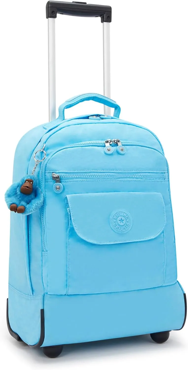 Kipling Sanaa Large Rolling Backpack Powder Blue