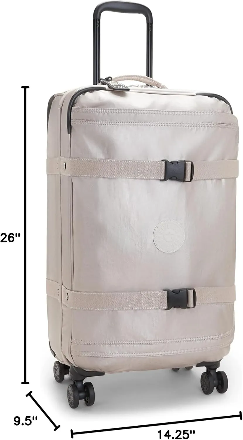 Kipling Spontaneous Medium Rolling Luggage Metallic Glow One Size