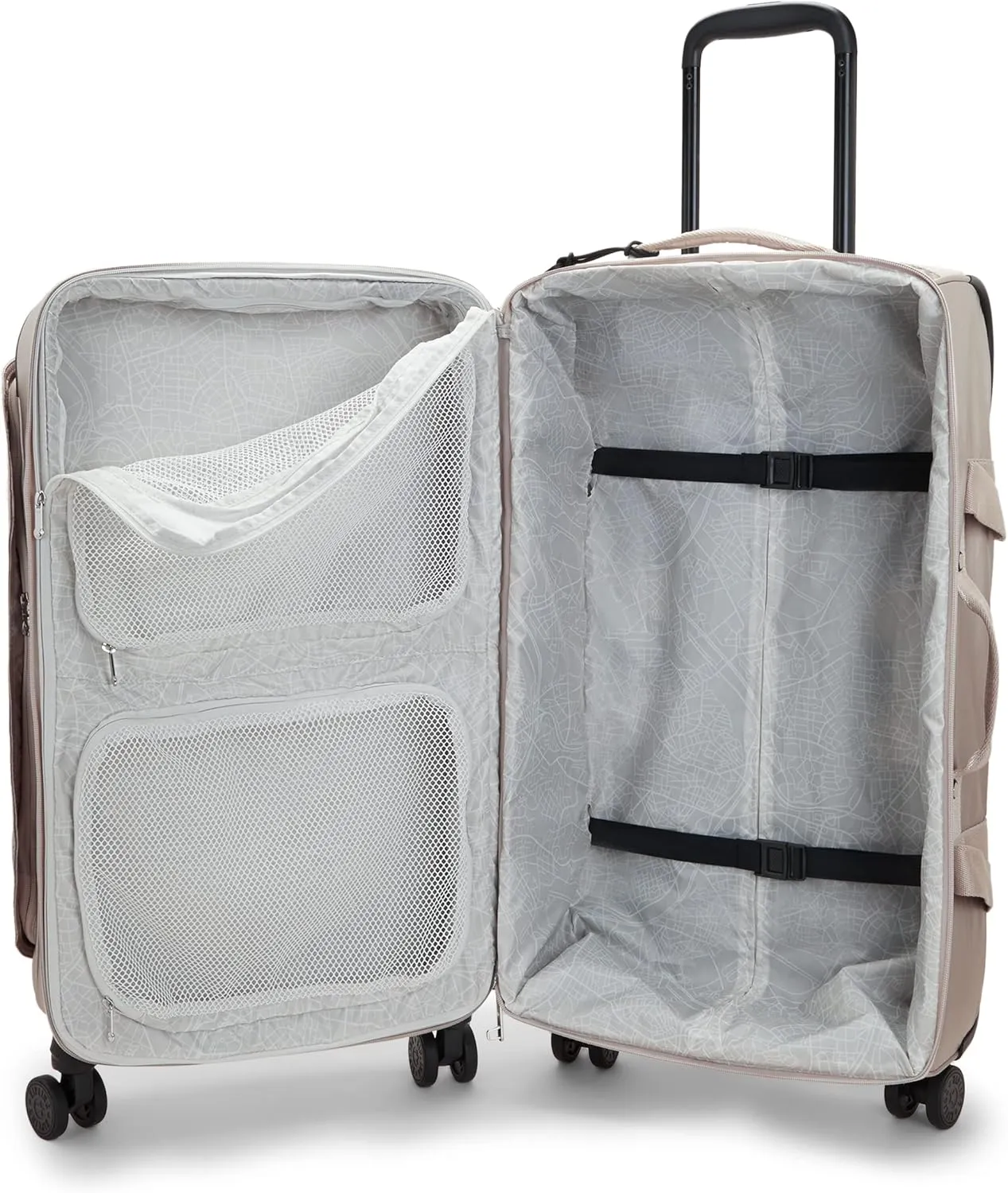 Kipling Spontaneous Medium Rolling Luggage Metallic Glow One Size