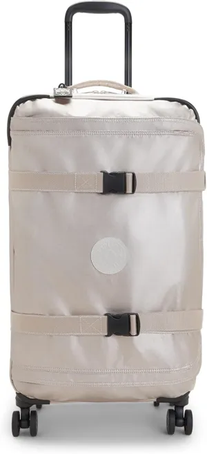 Kipling Spontaneous Medium Rolling Luggage Metallic Glow One Size