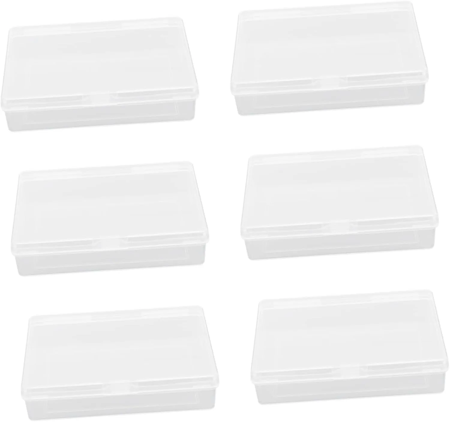 Kisangel 12pcs Transparent Storage Box for Cards Container for Playing Card Organization and Multifunctional Holder for Game and Craft Storage