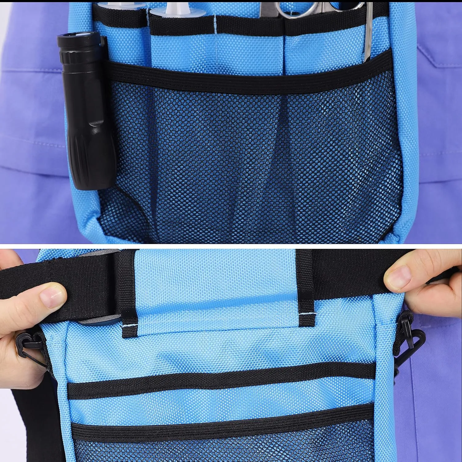 Kit Practical Waist Bag for Nurses, Fanny Pack for Work, Utility Belt Organizer Bag (Tianlanse)