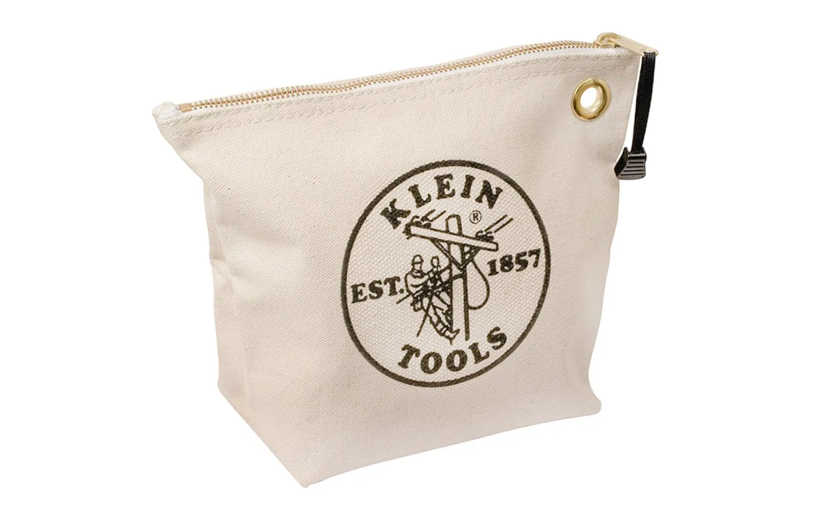 Klein Canvas Zipper Pouch Bag