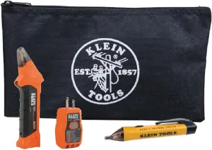 Klein Tools 80064 AC Circuit Breaker Kit with GFCI Digital Circuit Breaker Finder, Non-Contact Voltage Tester Pen and Zipper Bag, 3-Piece