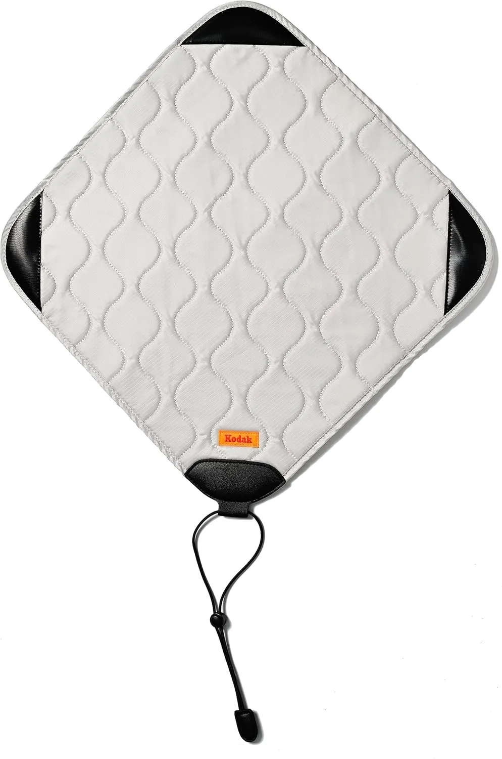 KODAK Camera Wrap Size L 38.5x38.5cm - Water-Resistant, Anti-Scratching and Dust-Free Protective Cloth for SLR Camera, Tele Lens (Light Grey) [ONE item]