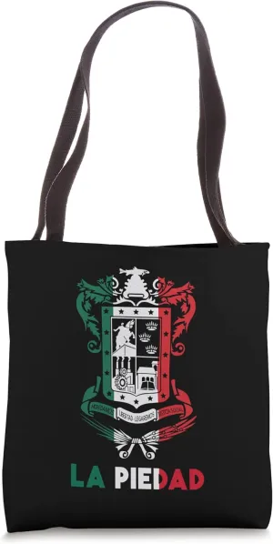 La Piedad Michoacan Mexico Escudo Y Lema Arte Emblem Merch Tote Bag