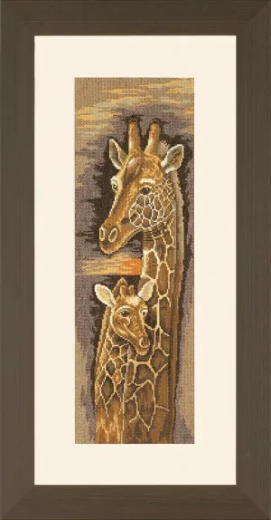 Lanarte Counted Cross Stitch BBY Giraff, Ivory-Coloured
