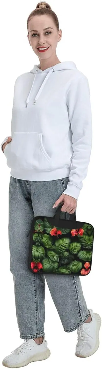 Laptop Bags Stylish, Functional, and Secure Cases for Men and Women, 15.6-inch Laptop Bags Thug Life Flowers