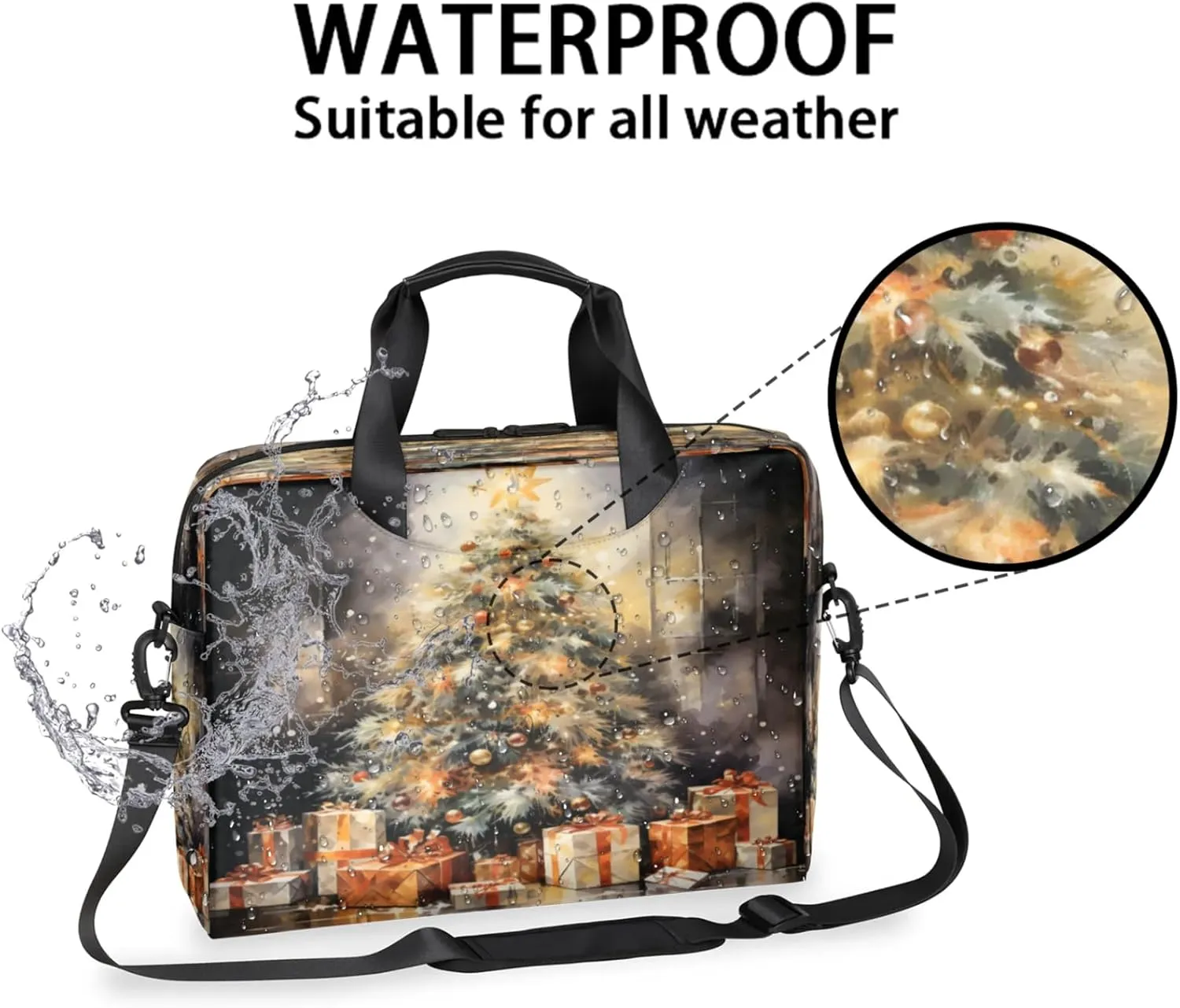 Laptop Carrying Case, Laptop and Tablet, Sleek Design, Water-Repellent Fabric, Business Casual, Casual Toploader