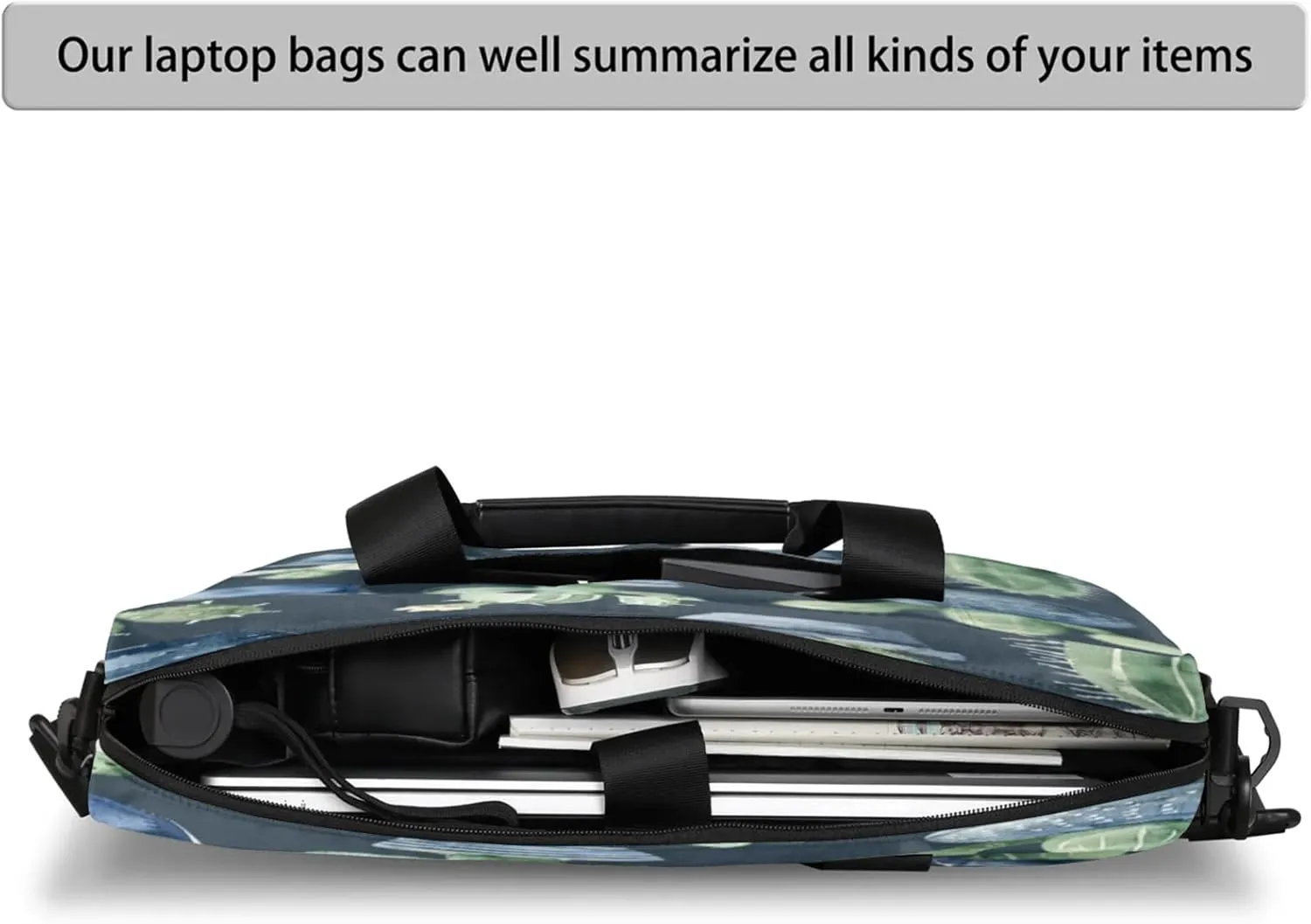Laptop Carrying Case, Laptop and Tablet, Sleek Design, Water-Repellent Fabric, Business Casual, Casual Toploader