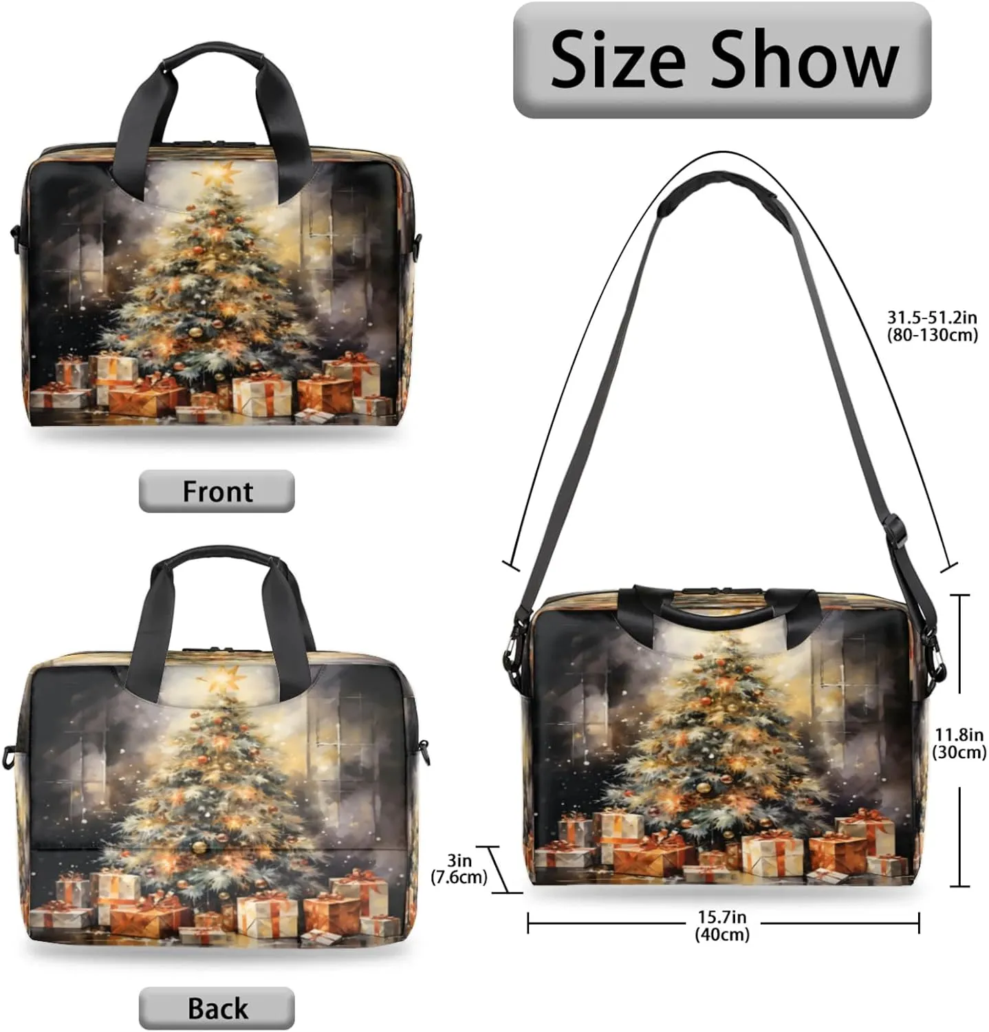 Laptop Carrying Case, Laptop and Tablet, Sleek Design, Water-Repellent Fabric, Business Casual, Casual Toploader