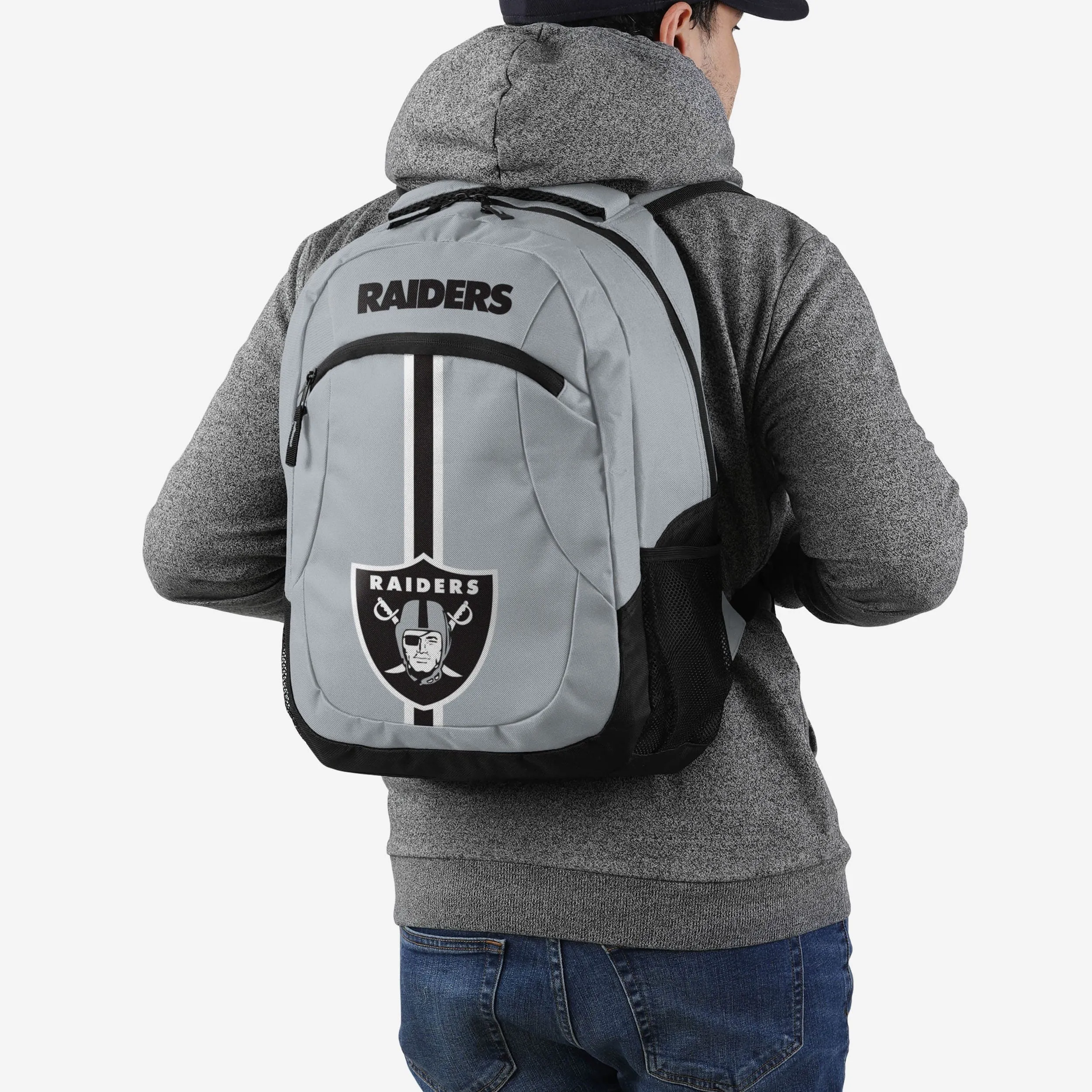 Las Vegas Raiders Gray Alternate Color Action Backpack