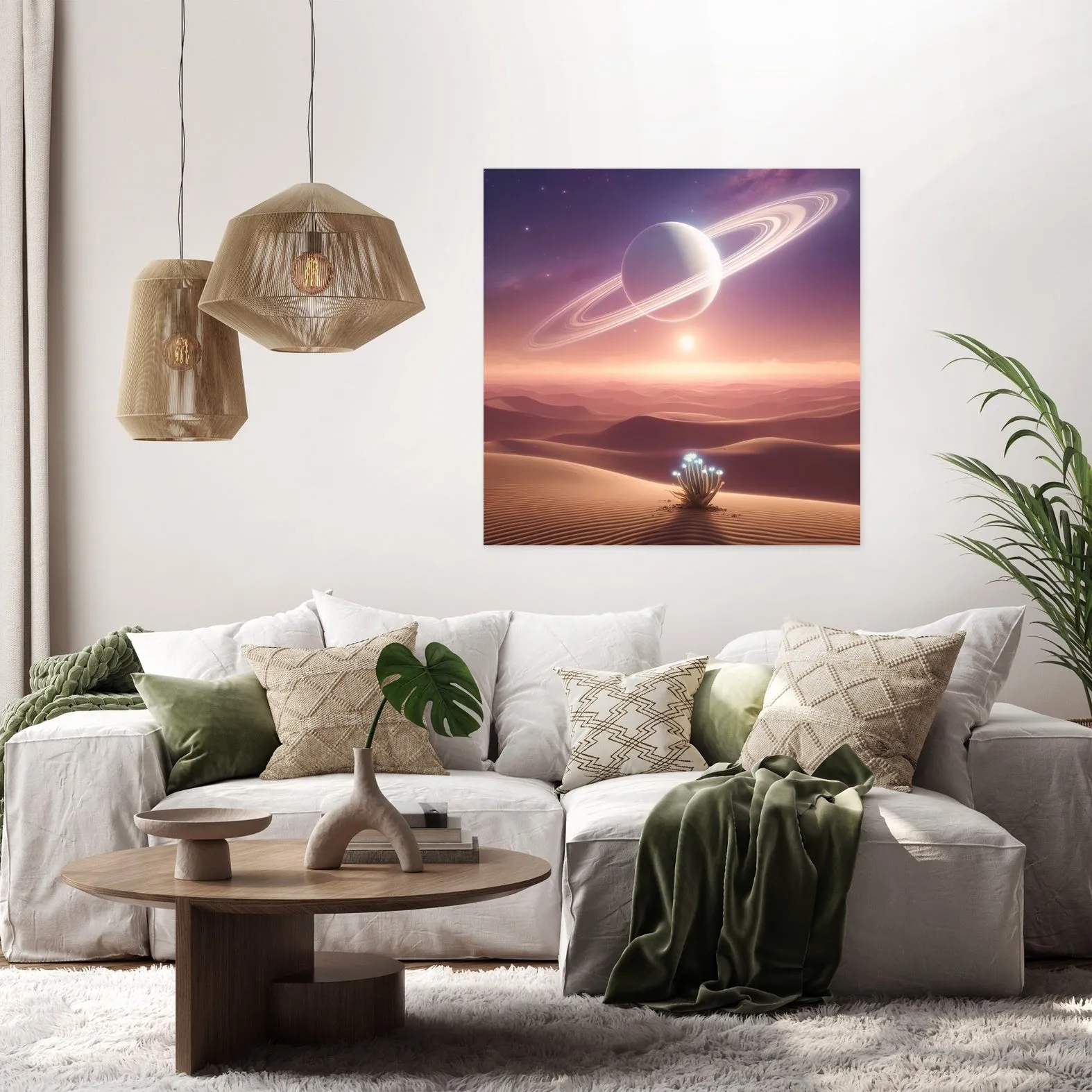 Lavender Dunes Canvas