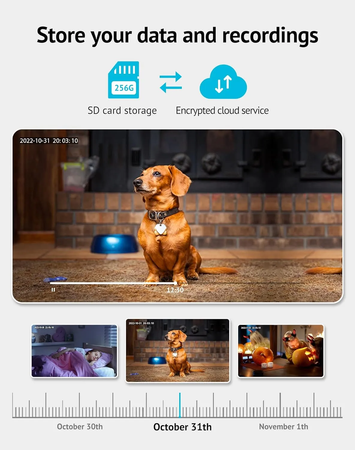 LaView 2k Pet Camera Security Cameras Starlight Color Night Vision, 4MP Cameras for Home Security with Motion Detection, Two-Way Audio, Indoor WiFi Camera for Baby/Pet, Alexa, USA Cloud Service,2pack