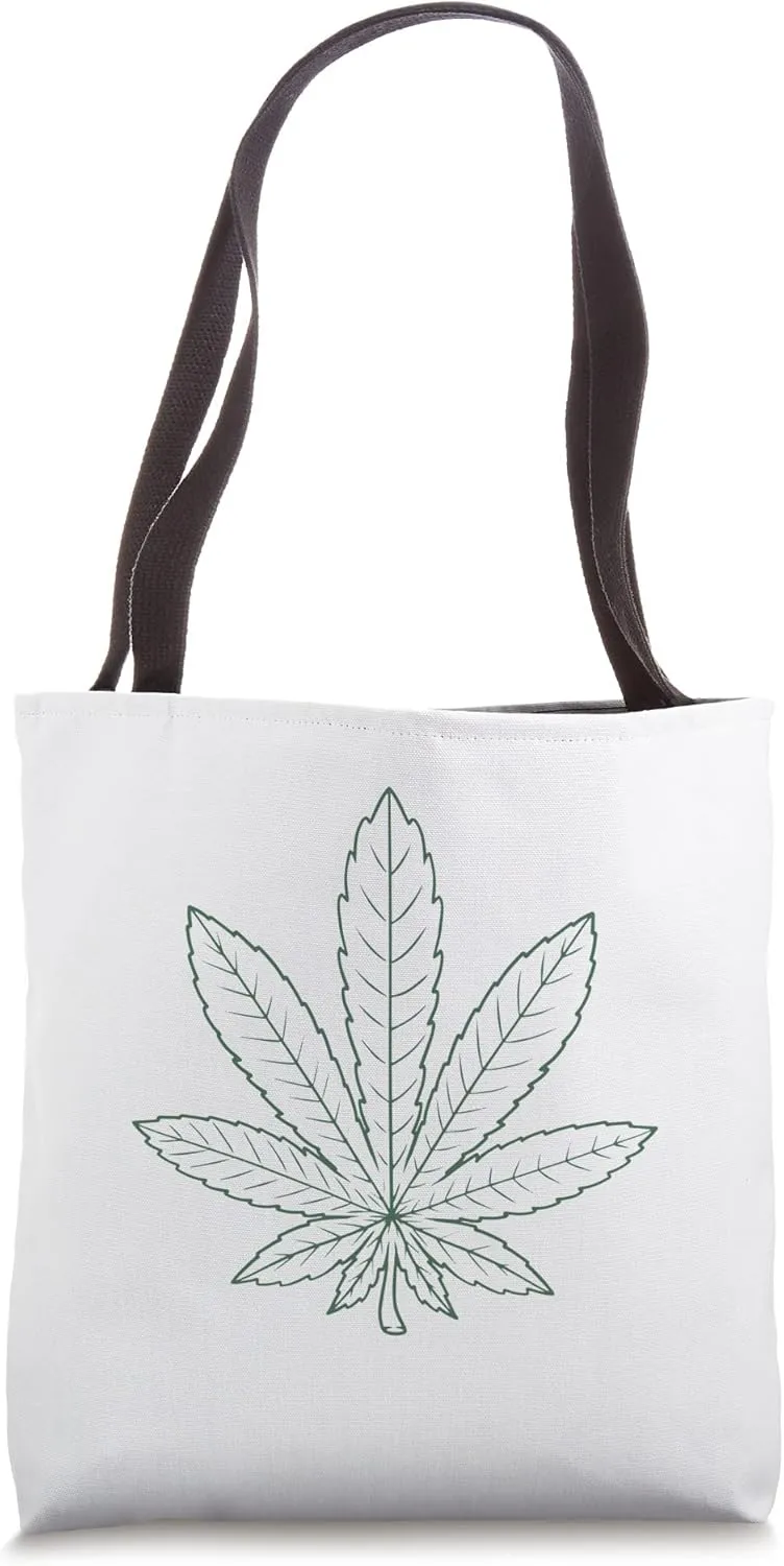 Leaf Plant Green Tote Bag