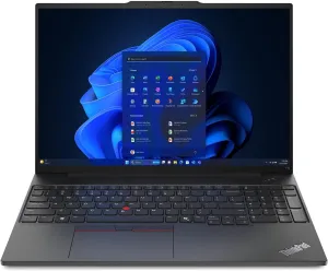 Lenovo ThinkPad E16 Gen 2 Laptop 2024-16" WUXGA Touch AMD Radeon 680M Graphics - AMD Ryzen 7 7735U 8 Cores - 16GB DDR5 512GB NVMe SSD - Backlit Keyboard Fingerprint Wi-Fi 6 - Win11 Pro 32GB USB