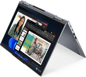 Lenovo ThinkPad X1 Yoga Gen 7 Laptop 2023-14" WUXGA Touch Intel Iris Xe Graphics - Intel Core i7-1270P vPro 12 Cores - 32GB LPDDR5 2TB NVMe SSD - Backlit KB FP Thunderbolt 4 Wi-Fi 6E - Win11 Pro