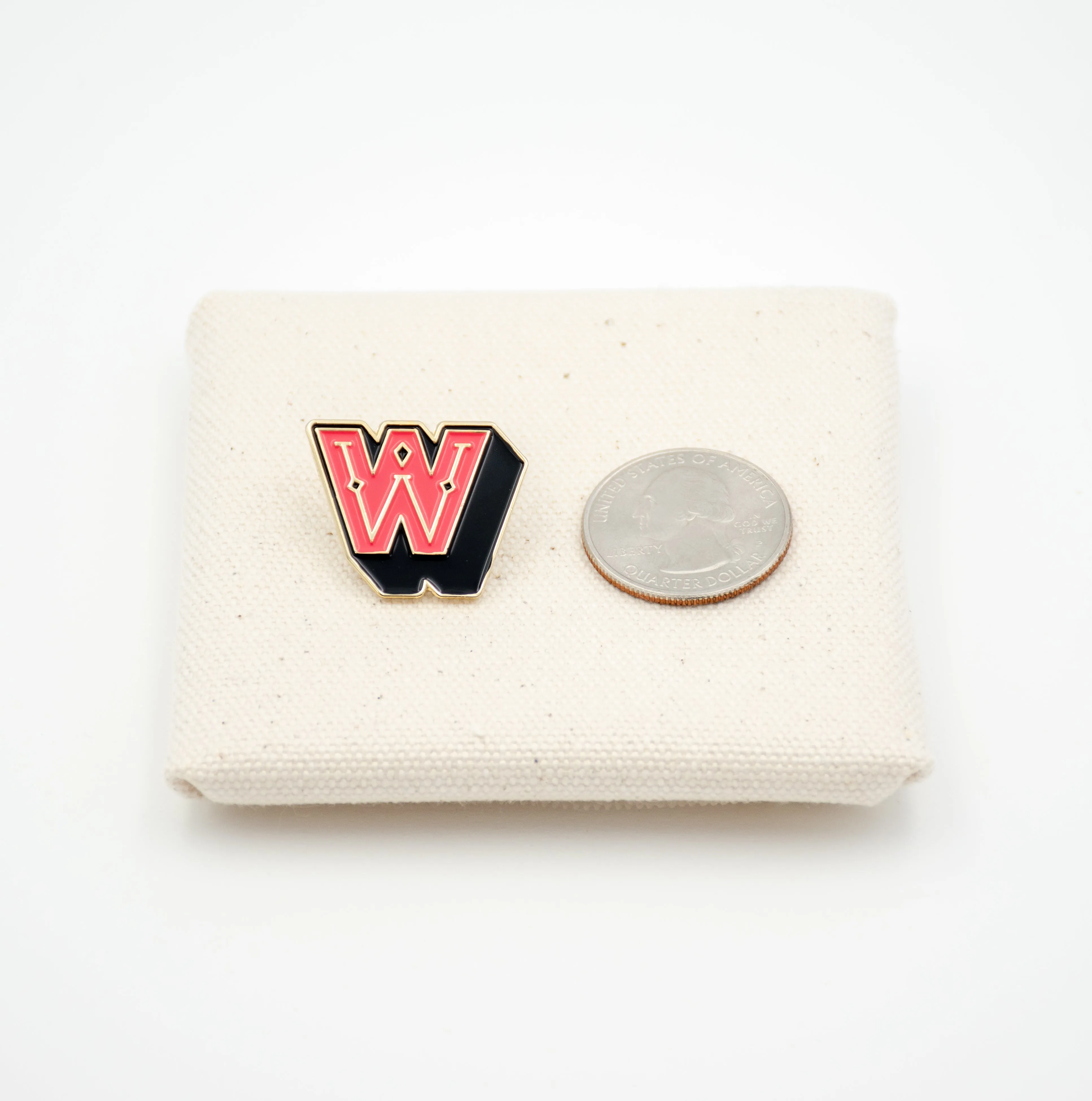 Letter "W" Pin