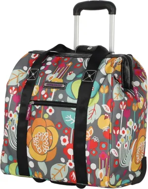 Lily Bloom Design Pattern Carry on Bag Wheeled Cabin Tote (Bliss)
