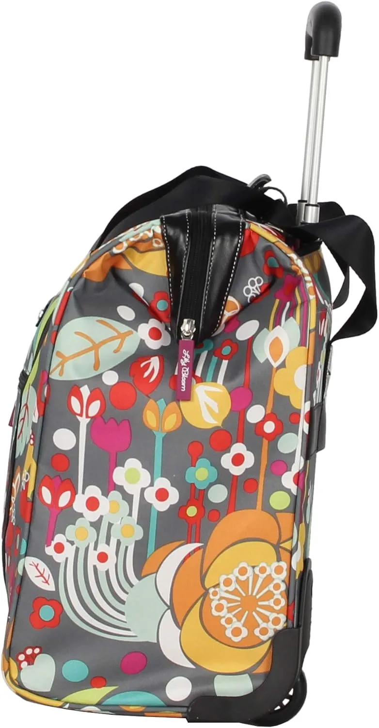 Lily Bloom Design Pattern Carry on Bag Wheeled Cabin Tote (Bliss)
