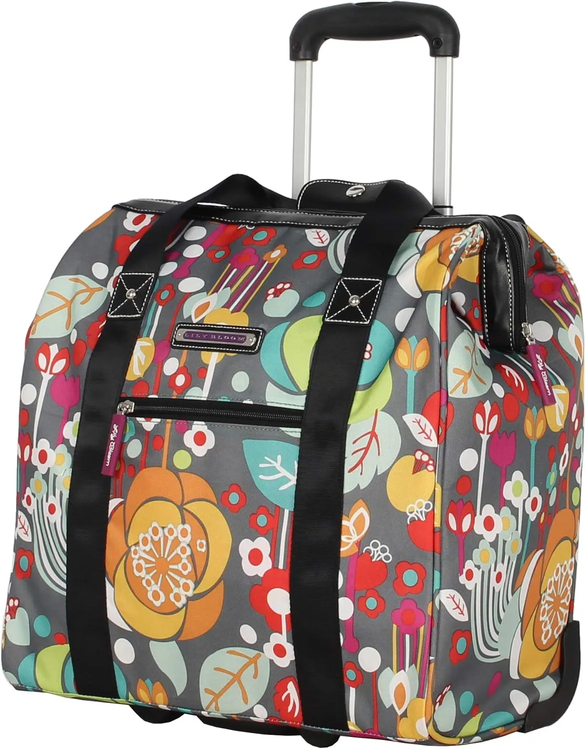 Lily Bloom Design Pattern Carry on Bag Wheeled Cabin Tote (Bliss)