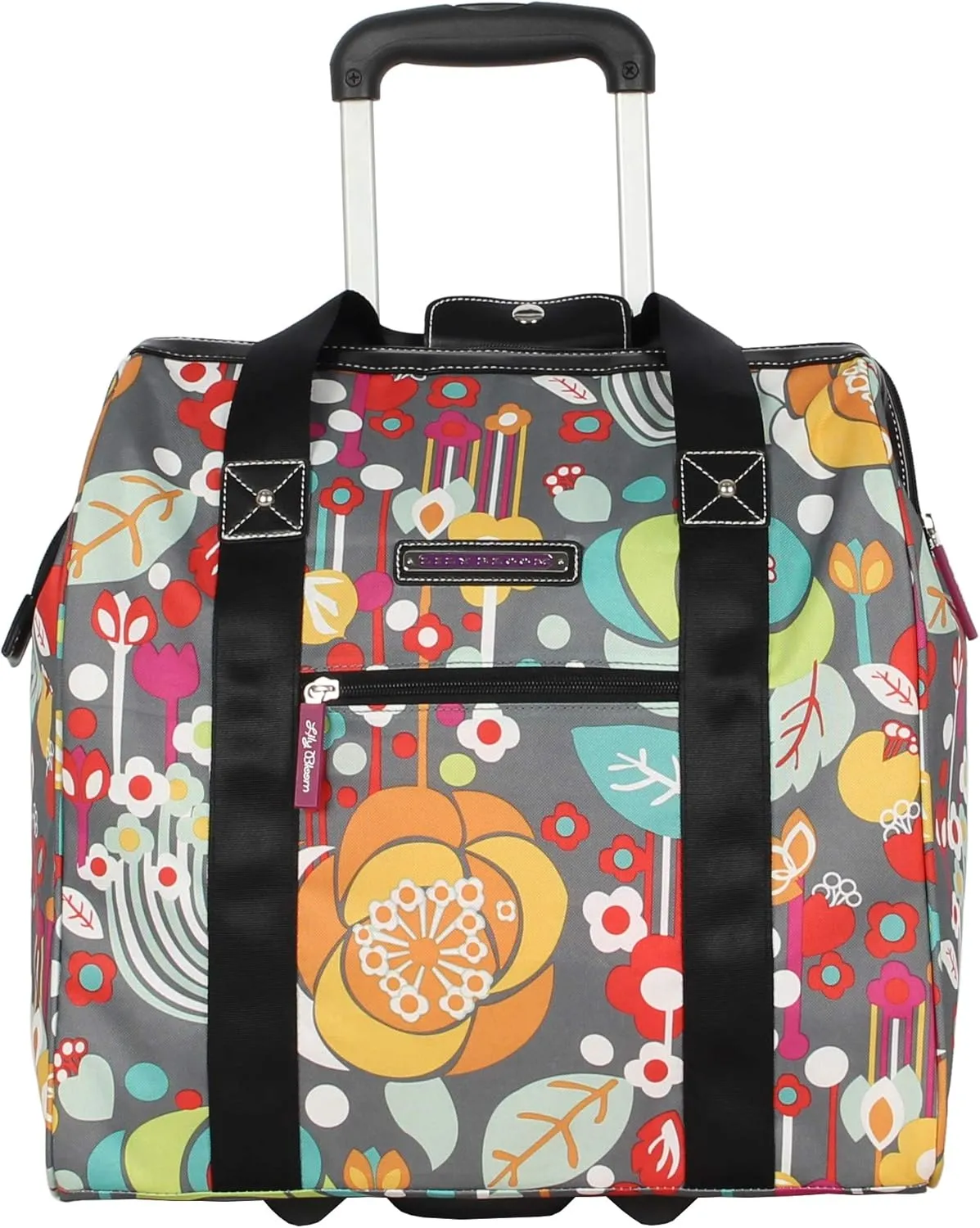 Lily Bloom Design Pattern Carry on Bag Wheeled Cabin Tote (Bliss)