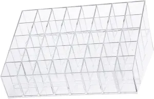 Lipstick Rack Transparent Lip Gloss Organizer for Nail Polish Durable Storage Container for Makeup and Items Present for Friends