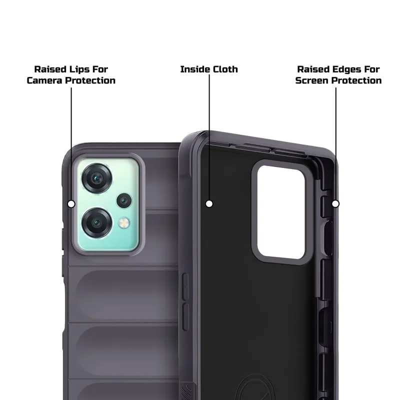 Liquid Silicone Case for OnePlus Nord CE 2 Lite 5G | Comfort Grip Soft Touch Matte TPU | - Black