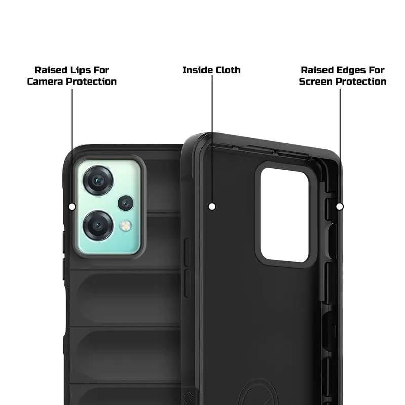Liquid Silicone Case for OnePlus Nord CE 2 Lite 5G | Comfort Grip Soft Touch Matte TPU | - Black