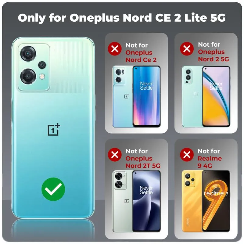 Liquid Silicone Case for OnePlus Nord CE 2 Lite 5G | Comfort Grip Soft Touch Matte TPU | - Black