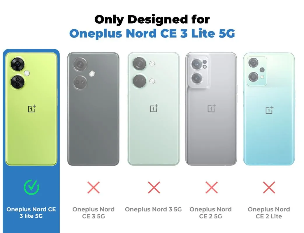 Liquid Silicone Case for OnePlus Nord CE 3 Lite 5G | Comfort Grip Soft Touch Matte TPU