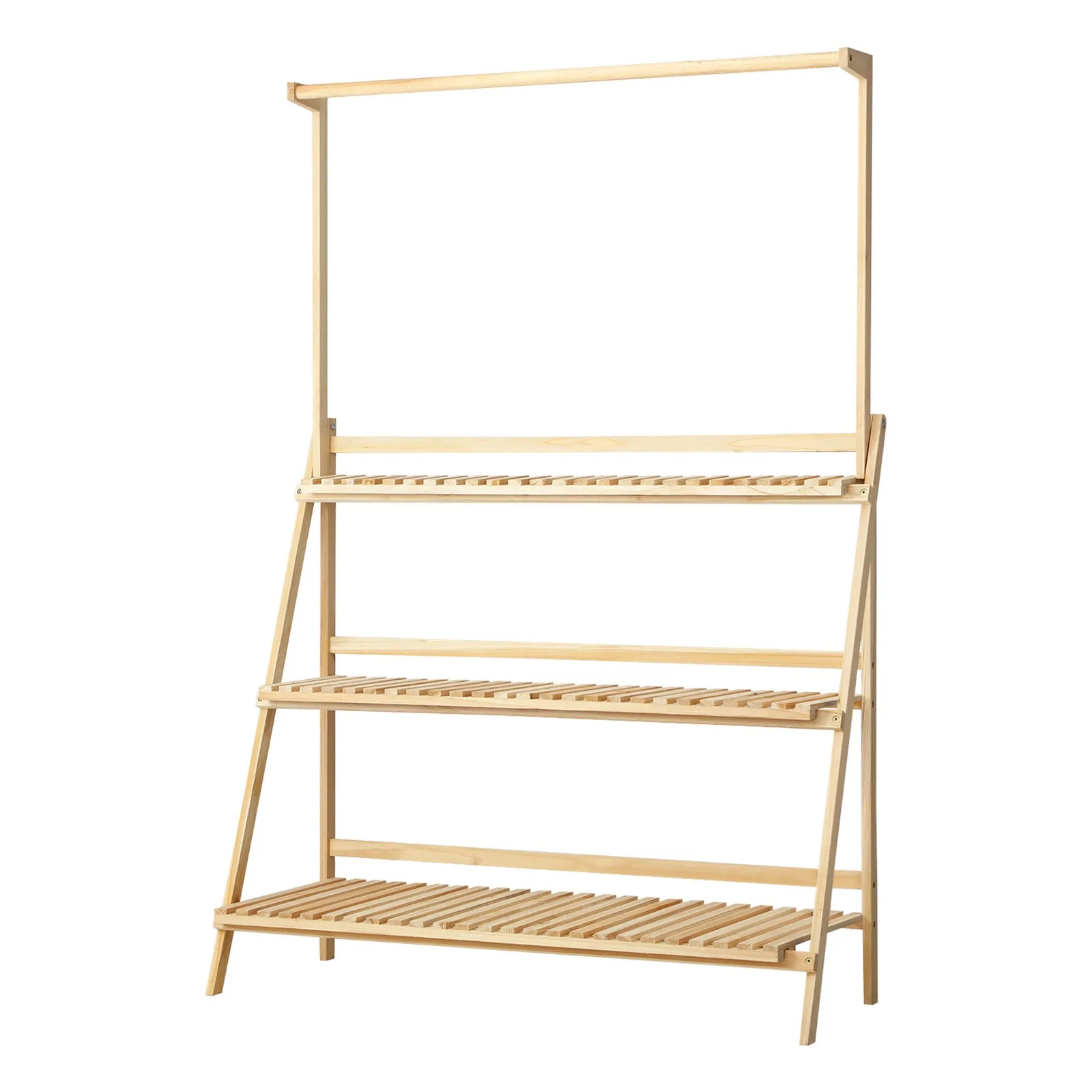 Livsip Plant Stand Garden Planter Wooden Flower Pot Rack Shelving Indoor Outdoor