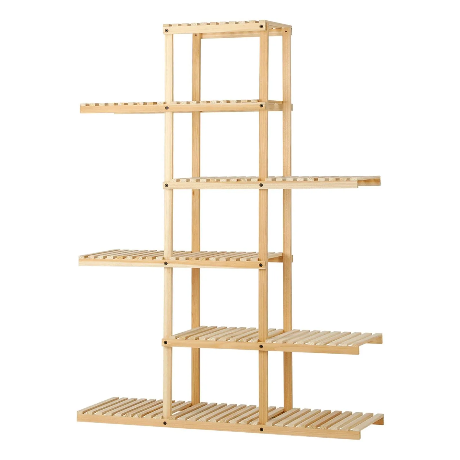 Livsip Plant Stand Garden Planter Wooden Flower Pot Rack Shelving Indoor Outdoor