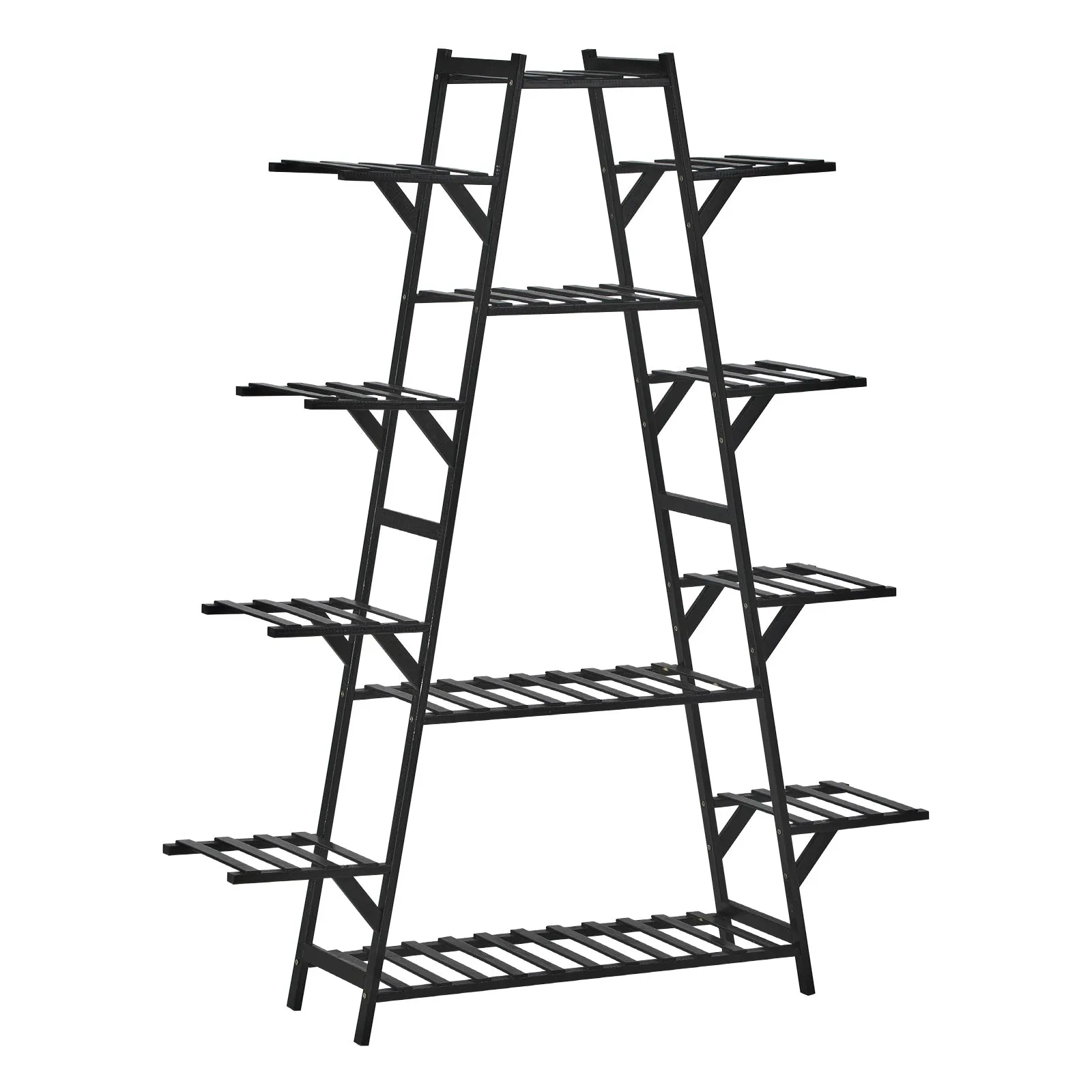 Livsip Plant Stand Garden Planter Wooden Flower Pot Rack Shelving Indoor Outdoor