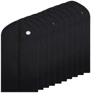 LKOP 10x Clothes Bag, Black Garment-shoulder-covers Clothes bags Storage bins Closet organizers and storage Shoe organizer Travel accessories Organization and storage Shoe storage Closet organi