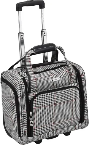 London Fog Sheffield 15" Softside, Under The Seat, Carry-On, 2-Wheeled Rolling Bag,