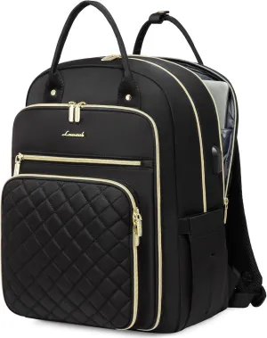 LOVEVOOK Laptop Backpack for Women, Water Resistant Travel Work Backpacks Purse with Laptop Compartment Stylish College Business Teacher Nurse Computer Bag, Fits 15.6" Laptop