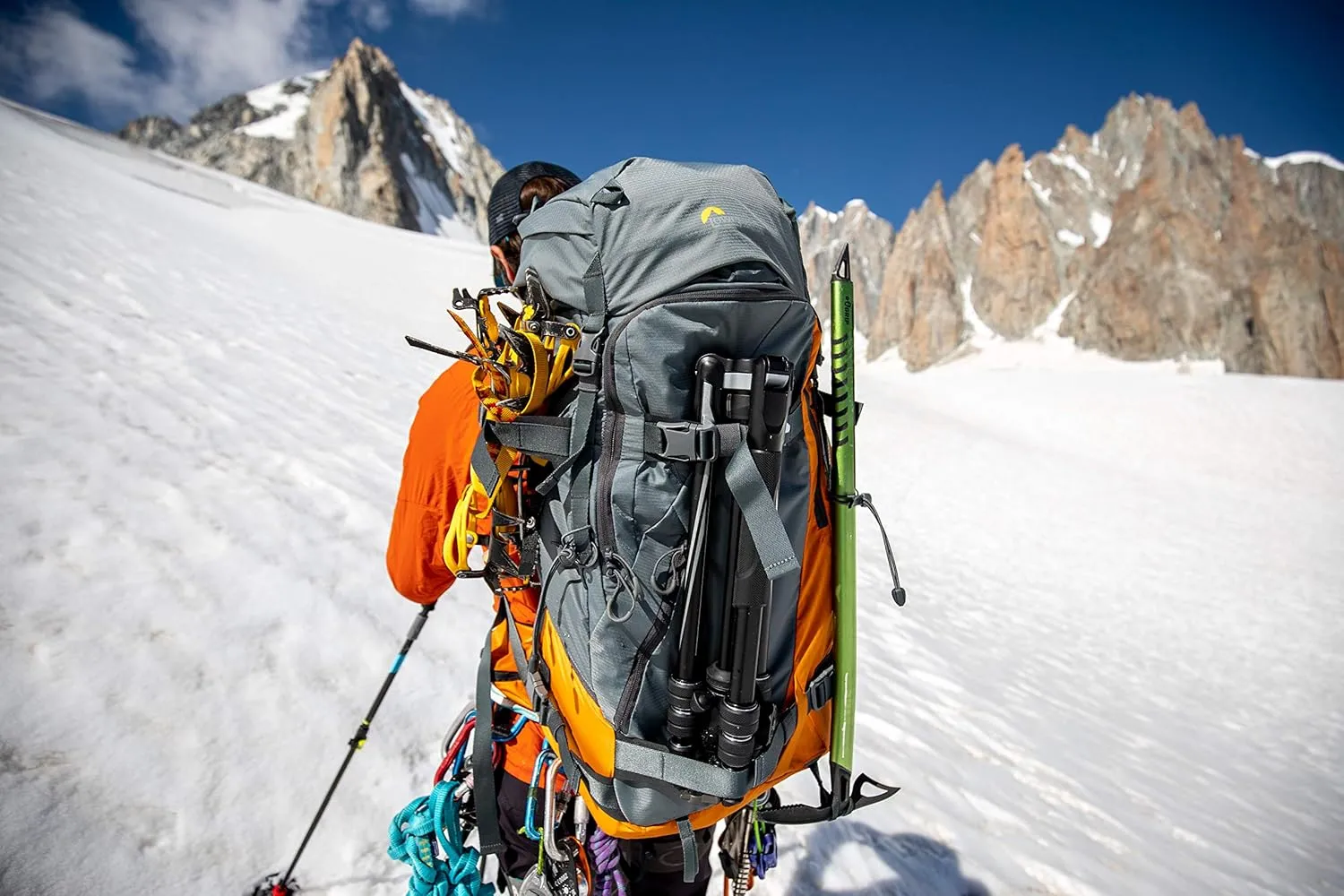 Lowepro Powder Backpack 500 AW – Grey/Orange, Large