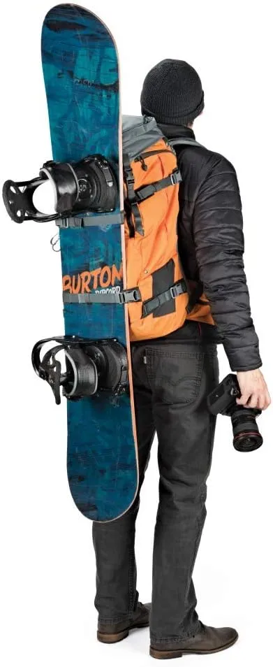 Lowepro Powder Backpack 500 AW – Grey/Orange, Large