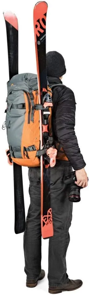 Lowepro Powder Backpack 500 AW – Grey/Orange, Large