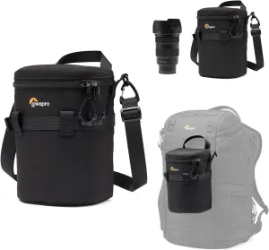 Lowepro ProTactic LCS 11 x 18 III Camera Lens Case, Camera Lens Pouch Bag, fits 50-140mm F/2.8, for DSLR and Mirrorless Cameras, Vol-2L Dim:7.09x4.33x4.33in, Camera Bag,for Photographer/Videographer